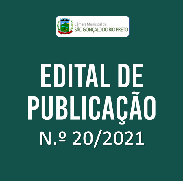 You are currently viewing Edital de Publicação 20-2021